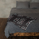 Wabanaki Double Curve - Throw Blanket