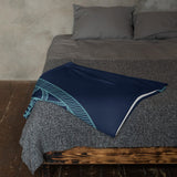 ᏩᏂᎨ ᎠᏣᏗ Tribal Jellyfish Design - Throw Blanket