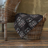 Wabanaki Double Curve - Throw Blanket