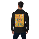 Kananesgi Man Super Hero - Unisex Eco Raglan Hoodie