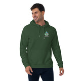 Kananesgi Man Super Hero - Unisex Eco Raglan Hoodie