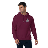 Kananesgi Man Super Hero - Unisex Eco Raglan Hoodie
