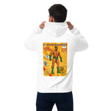 Kananesgi Man Super Hero - Unisex Eco Raglan Hoodie