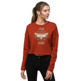 Ever Deadly Deaths Head Moth - Crop Sweatshirt