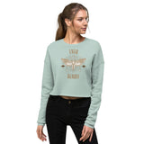Ever Deadly Deaths Head Moth - Crop Sweatshirt