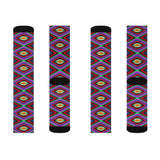 Bright Path Indigenous Print Socks