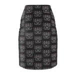 Wabanaki Double Curve Women's Pencil Skirt