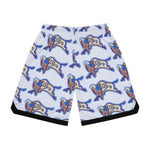 Buffalo Beadwork Pattern Basketball Rib Shorts