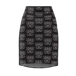 Wabanaki Double Curve Women's Pencil Skirt
