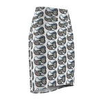 Innu Woman Stick and Poke Face Tattoos - Sea Creatures - Women's Pencil Skirt - Sedna