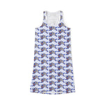 Buffalo Beadwork Print Women's Racerback Dress