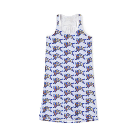 Buffalo Beadwork Print Women's Racerback Dress