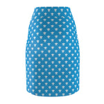 Blue Inukshuk Women's Pencil Skirt