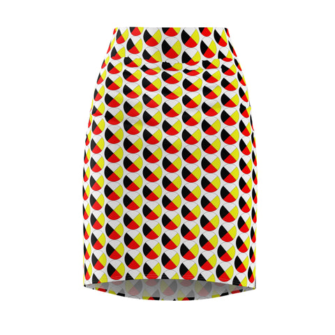 Medicine Wheel Women's Pencil Skirt