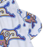 Buffalo Beadwork Pattern Basketball Rib Shorts
