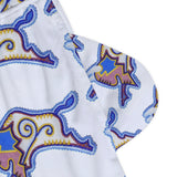 Buffalo Beadwork Pattern Basketball Rib Shorts