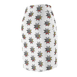 Medicine Wheel - Four Directions Star - Women's Pencil Skirt