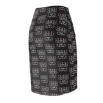 Wabanaki Double Curve Women's Pencil Skirt