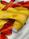 Nunavut Inuit Waving Flag - Designer Wallpaper