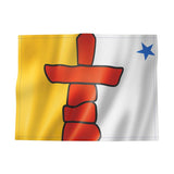 Nunavut Inuit Waving Flag - Fabric Placemats