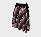 Northern Midwest Indigenous Moose Design Wrap Skirt