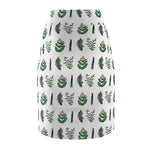 4 Medicines Women's Pencil Skirt Sage - Sweetgrass - Tobacco - Cedar