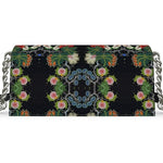 Eastern Woodlands Floral Roses and Fruit Beadwork Print Kenway Evening bag