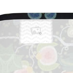 Eastern Woodlands Floral Rose & Fruit Beadwork Print Bandana