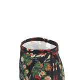 Eastern Woodlands Floral Roses and Fruit Beadwork Print Flounce Skirt