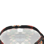 Eastern Woodlands Floral Roses and Fruit Beadwork Print Flounce Skirt