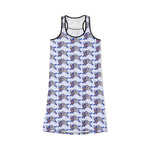 Buffalo Beadwork Print Women's Racerback Dress