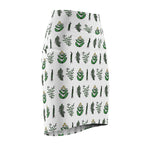 4 Medicines Women's Pencil Skirt Sage - Sweetgrass - Tobacco - Cedar