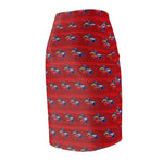Warrior on Horseback Women's Pencil Skirt
