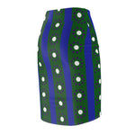 The Mashapaug Nahaganset Tribe Flag Women's Pencil Skirt