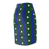 The Mashapaug Nahaganset Tribe Flag Women's Pencil Skirt