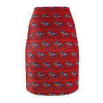 Warrior on Horseback Women's Pencil Skirt