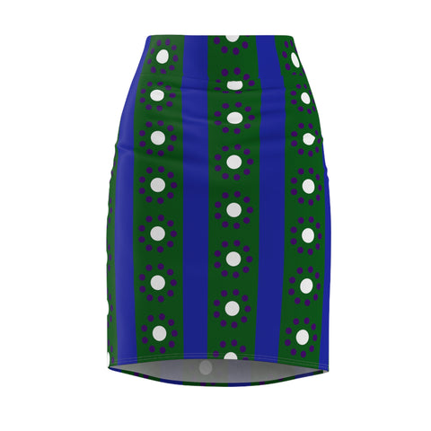 The Mashapaug Nahaganset Tribe Flag Women's Pencil Skirt
