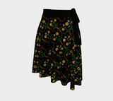 Dandelion Beadwork Pattern Wrap Skirt