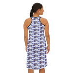 Buffalo Beadwork Print Women's Racerback Dress