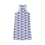 Buffalo Beadwork Print Women's Racerback Dress