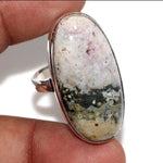 Ocean Jasper 925 Silver Handmade Gemstone Ring US 9.5