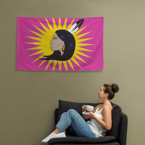 Women Warrior Flag