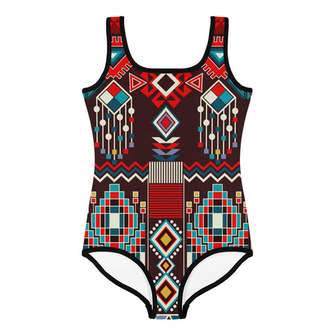 Four Corner -  Print Kids Swimsuit