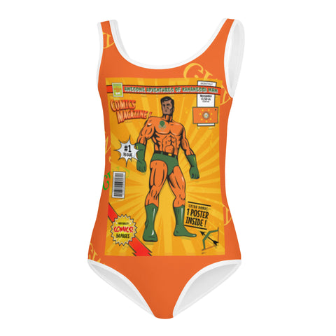 Kananesgi Man Super Hero - Kids Swimsuit
