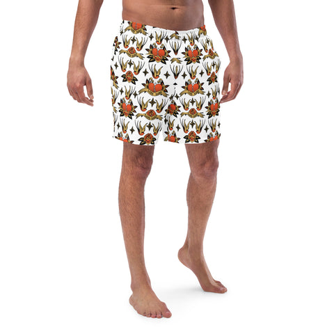 Land Back - American Traditional Tattoo Style - Men's Swim Trunks