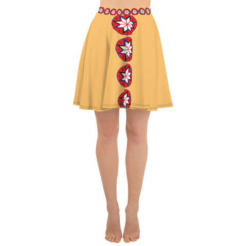 Wabanaki Star - Orange Sherbet - Clara Skirt