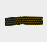Goldenrod Indigenous Beadwork Print Scarf