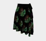 Wild Ginger Beadwork Pattern Wrap Skirt