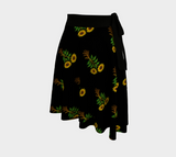 Sunflower Beadwork Indigenous Designer Wrap Skirt