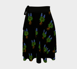 Chia Plant Beadwork Pattern Wrap Skirt